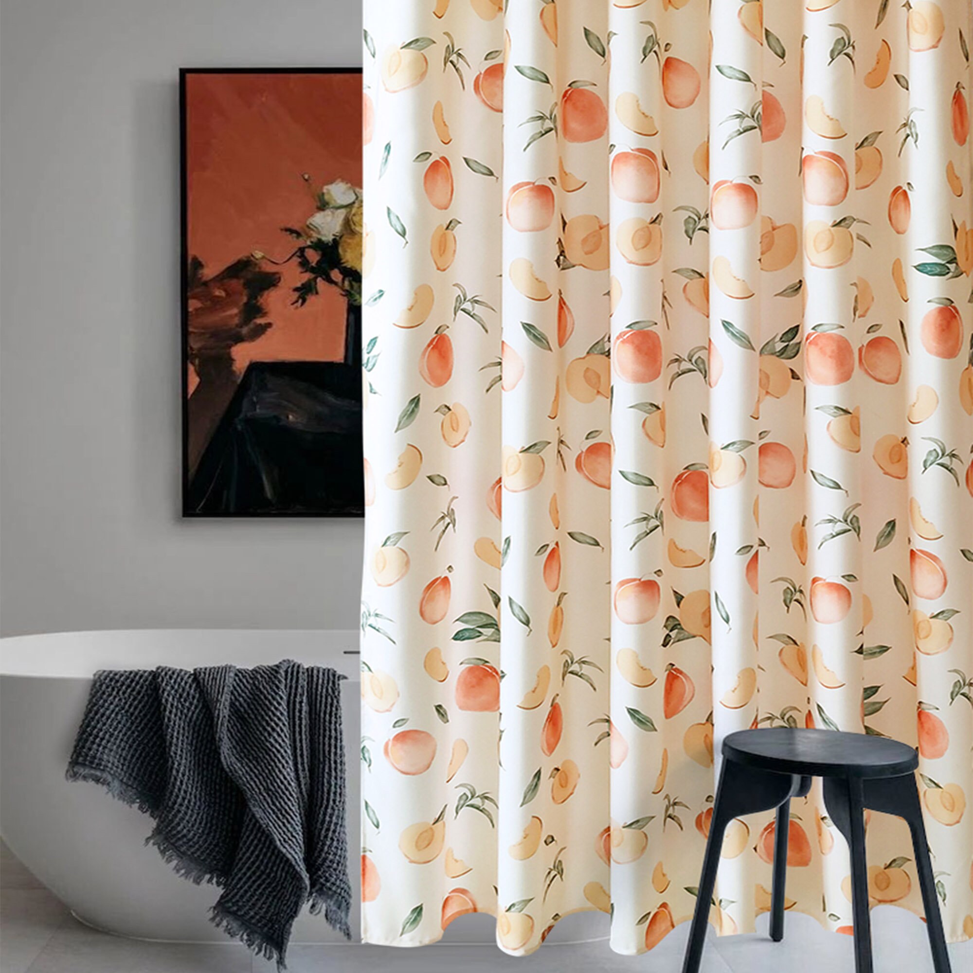 Blackout, Waterproof, and Mildew Proof Shower Curtain for Bathrooms
