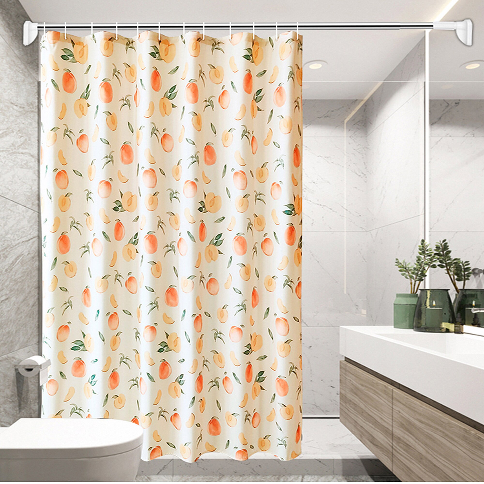 Blackout, Waterproof, and Mildew Proof Shower Curtain for Bathrooms