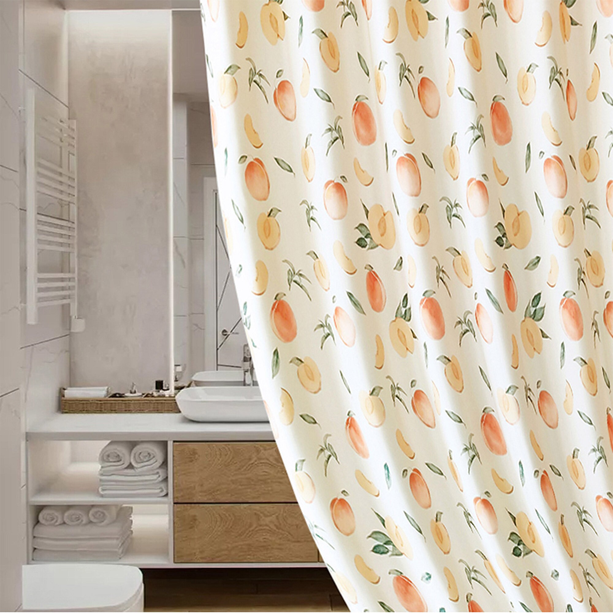 Blackout, Waterproof, and Mildew Proof Shower Curtain for Bathrooms