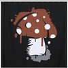 Blood Mushroom Personalized Shower Curtain, Durable Bath Curtain Liner For Your Unique Bathroom Decor