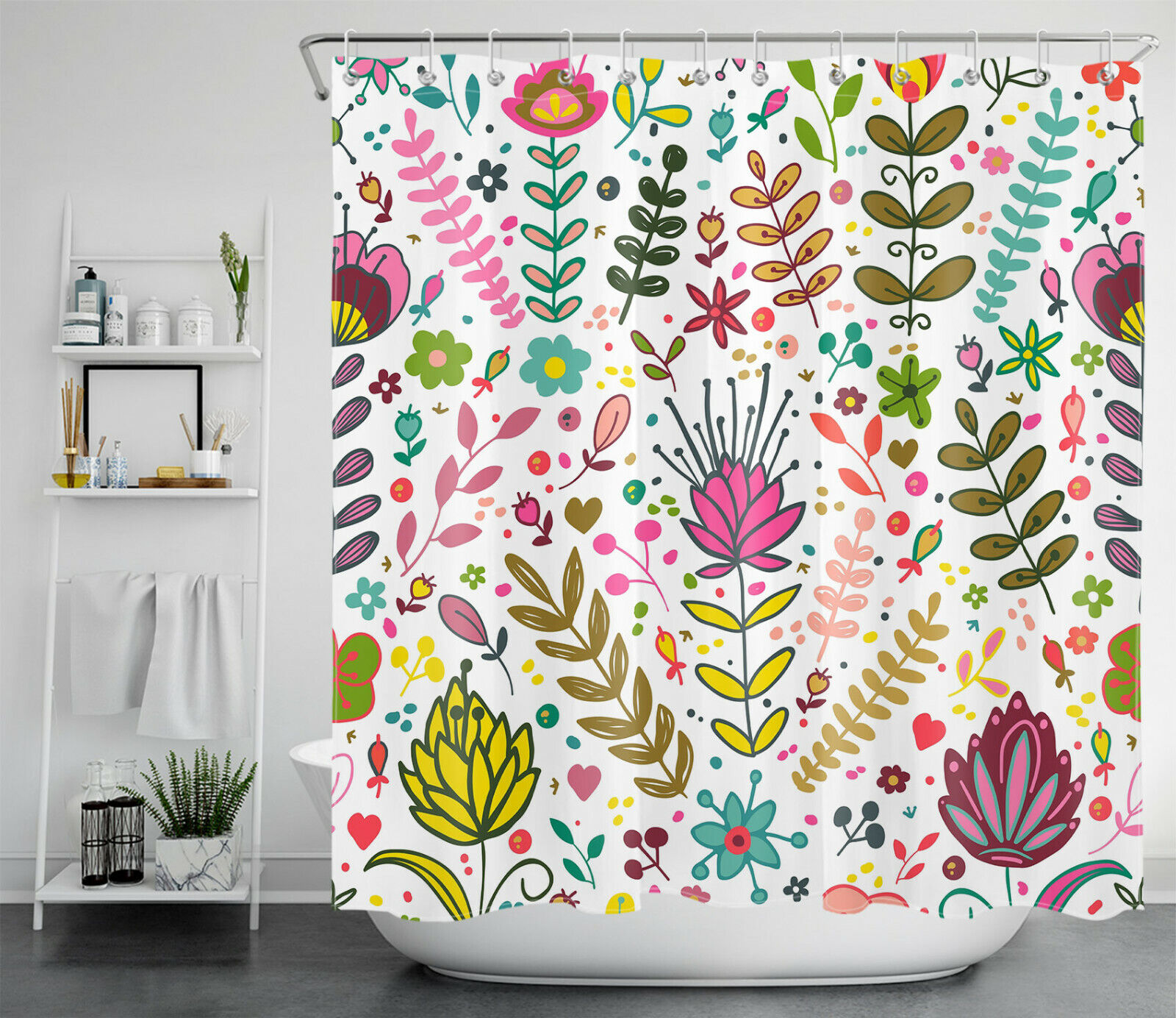 Blooming Garden Shower Curtain
