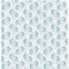 Blue And White Japanese Koi Fish And Floral Shower Curtain