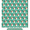 Blue And White Penguin Shower Curtain In Bathroom