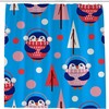 Blue Baby Penguins Shower Curtain, Adorable Bathroom Decoration