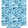 Blue Dolphins Waterproof Shower Curtain - Ocean-Themed Bathroom Decor