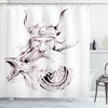 Blue Geometric Checkered Shower Curtain Adds Modern Flair