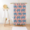Blue Leopard Parade Shower Curtain For A Bold And Vibrant Bathroom