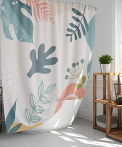 Blue Moon Bigfoot Shower Curtain, Funny Cryptid Bathroom Decor