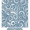 Blue Octopus Feet Pattern Shower Curtain, Fabric Bath Curtain, Washable For Bathroom