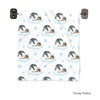 Blue Penguin and Stars Kids Bath Towel for a Fun and Cute Bathroom