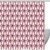 Blue Red Stars Pattern Usa Shower Curtain, Patriotic Bathroom Decoration