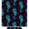 Blue Seahorse Waterproof Shower Curtain, Underwater Bathroom Curtain