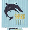 Blue Shark Ocean Shower Curtain Set With Hookless Bath Accessories - Perfect For Beachy Bathrooms
