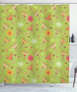 Bluebell Flowers Artsy Print Floral Shower Curtain, Showcase Your Artistic Side 