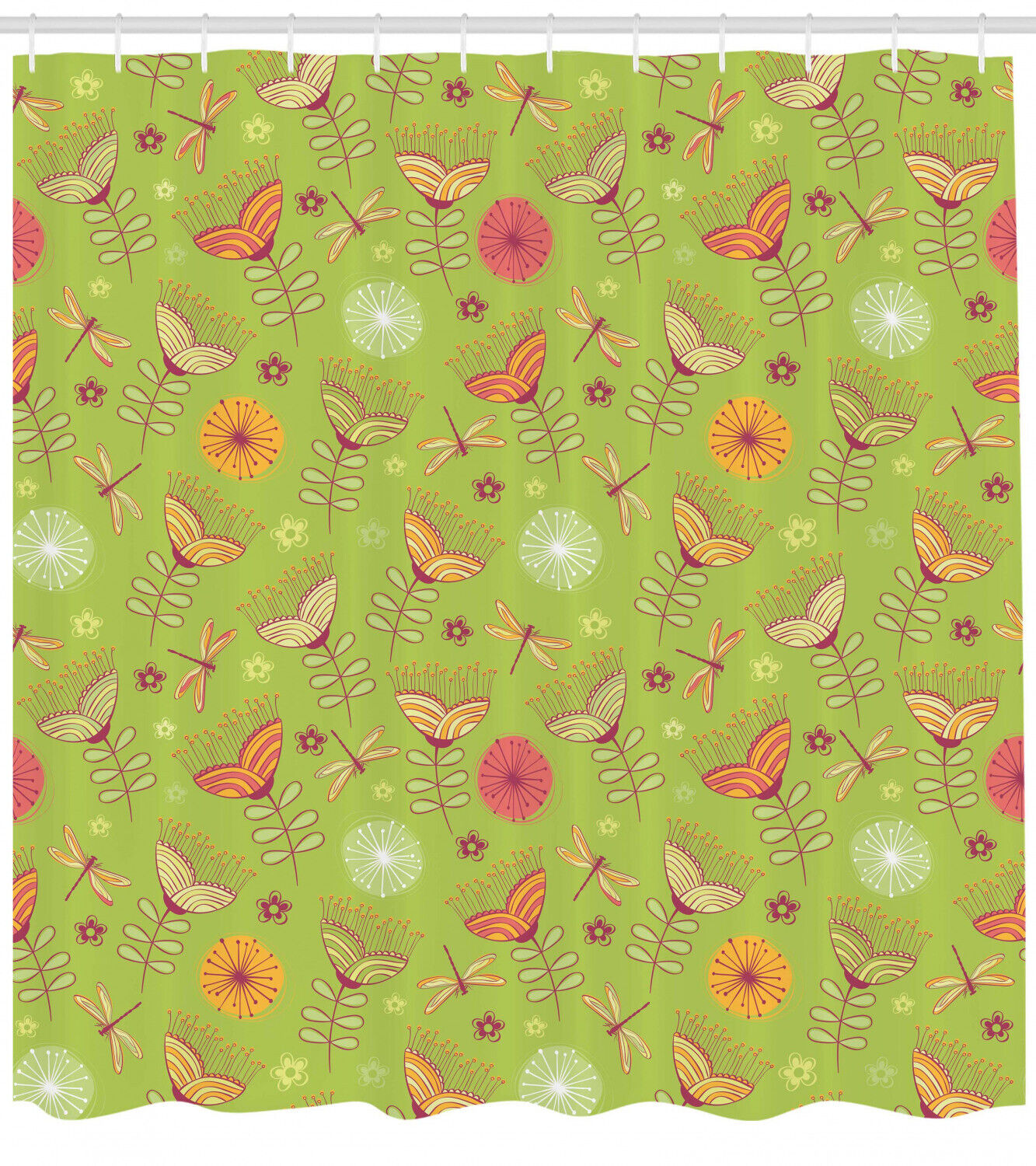 Bluebell Flowers Artsy Print Floral Shower Curtain, Showcase Your Artistic Side