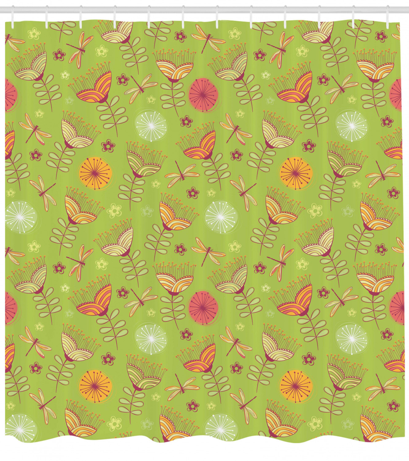 Bluebell Flowers Artsy Print Floral Shower Curtain, Showcase Your Artistic Side