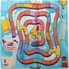 Board Game Qilmy Waterproof Bathroom Shower Curtain Set for Modern Bathroom Decor