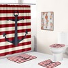 Boat Anchor Bathroom Shower Curtain For A Seafaring Look