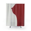 Body Woman Shape Boho Mid Century Modern Shower Curtain For A Bohemian Ambience
