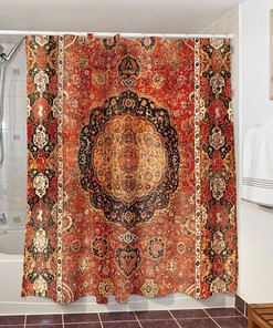 Bohemia Mandala Waterproof Shower Curtain - Bohemian Bathroom Decor