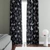 Bohemian Art Black Butterfly Shower Curtain With Moon Goddess Design To Enchant Your Bath