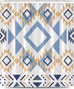Bohemian Native American Tribal Shower Curtain