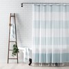 Bohemian Striped Shower Curtain With Tassel, Colorful Bathroom Decorr 