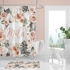 Bohemian Tropical Bathroom Shower Curtain With Vibrant Colors For Teen Bathroom Decor