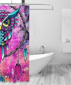 Boho Botanical Shower Curtain for a Vintage Bohemian Look