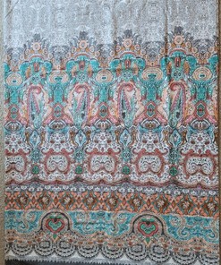 Boho Chic Pasha Print Shower CurtainWorld Market Fabric Grommet Panel for Womens Bathroom Decor