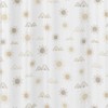 Boho Desert Sun Taupe Print Shower Curtain by Sweet Jojo Designs for Neutral Bathroom Decor