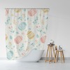 Boho Easter Printed Bathroom Curtains Gift With Vintage Shower Curtains