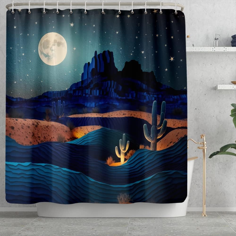 Boho Floral And Skull Shower Curtain - Animal And Nature Themed Bathroom Decor