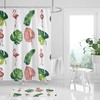 Boho Floral Watercolor Shower Curtain 