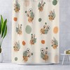 Boho Flower Shower Curtain Set, Colorful Bathroom Decor Accessory With Cute Styles