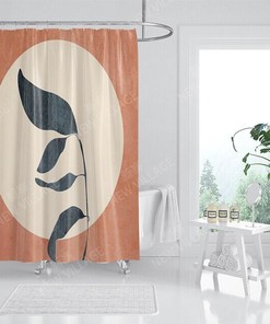 Boho Geometric Waterproof Shower Curtain For Modern Bathroom