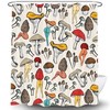 Boho Giant Mushroom Shower Curtain - Fun and Playful Bathroom Decor