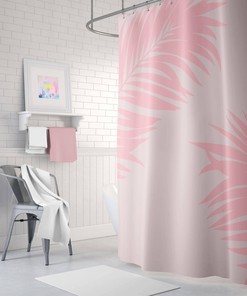 Boho Jungle Leaf Shower Curtain Set for Stylish Bathroom Decor 