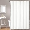 Boho Melora Tassel Yarn Shower Curtain- Gray with Soft Tassels and Boho Vibes for your Bathroom Decor 