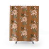 Boho Tropical Farmhouse Floral Shower Curtain For Kids Bathroom Shower Decor