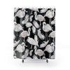 Boho Tropical Flamingo Feathers Shower Curtain For A Nature-Inspired Bathroom