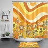 Boho Vintage Rainbow Sunshine Unique Design Shower Curtain 