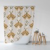 Boho-Style Butterfly Shower Curtain Printed Bathroom Curtains For Fun Bathroom Decor