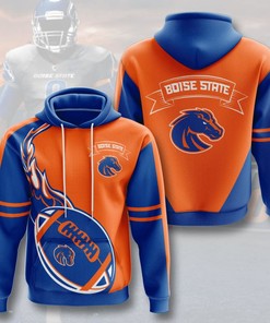 Boise State Broncos Custom All Over Print 3D Hoodie - Trendy Apparel For Fans