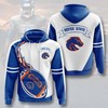 Boise State Broncos Hoodie 3D For Sports Fans