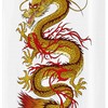 Bold And Fiery Japanese Dragon Stall Shower Curtain For A Dramatic Bathroom