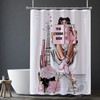 Bold And Glamorous Black Girl African American Shower Curtain For Your Bathroom Decor