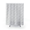 Bold And Striking Dogs Black & White Shower Curtain - Makes A Statement