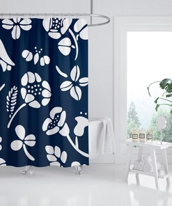 Bold Sunflower Print Shower Curtain with Bohemian Touches for a Quirky Bathroom