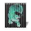 Bold Tiger Shower Curtain - Impressive Art Piece for Your Bathroom - Waterproof Home Decor
